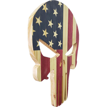 Load image into Gallery viewer, Wooden American Punisher Head
