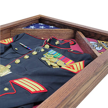 Load image into Gallery viewer, Large Military Uniform Shadow box
