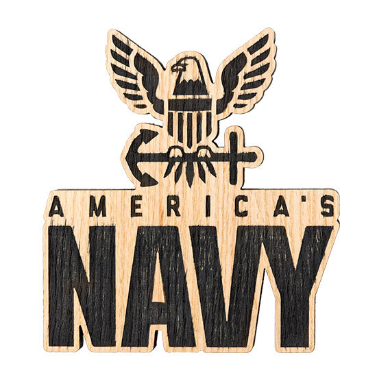 United States Navy Wooden Emblem