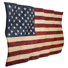 Load image into Gallery viewer, Stars and Stripes Wavy Wooden American Flag
